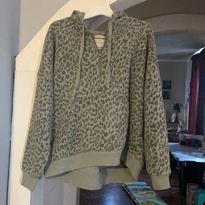 Cheetah oversized hoody